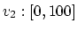 $v_2:[0,100]$