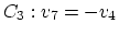$C_3: v_7 = -v_4$